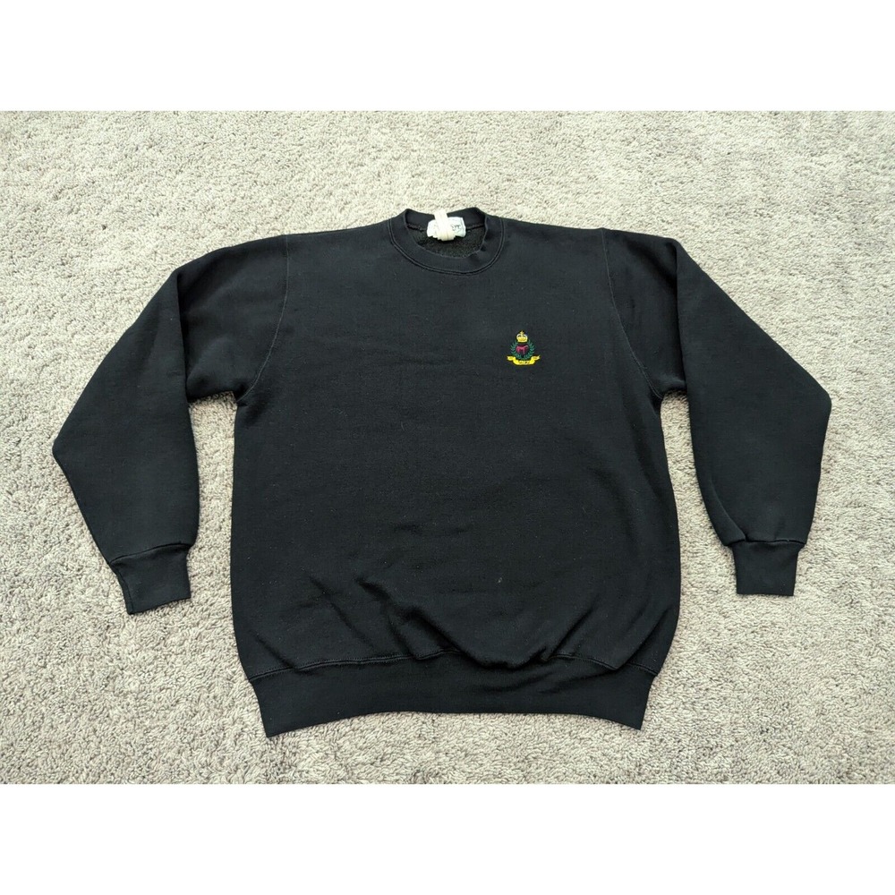 Vintage Silks by George Konert Pullover Mens‎ Large Sweater Fleece Heavyweight